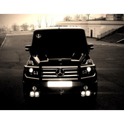 Юбка переднего бампера BRABUS для Mercedes-Benz G-Class (W463)